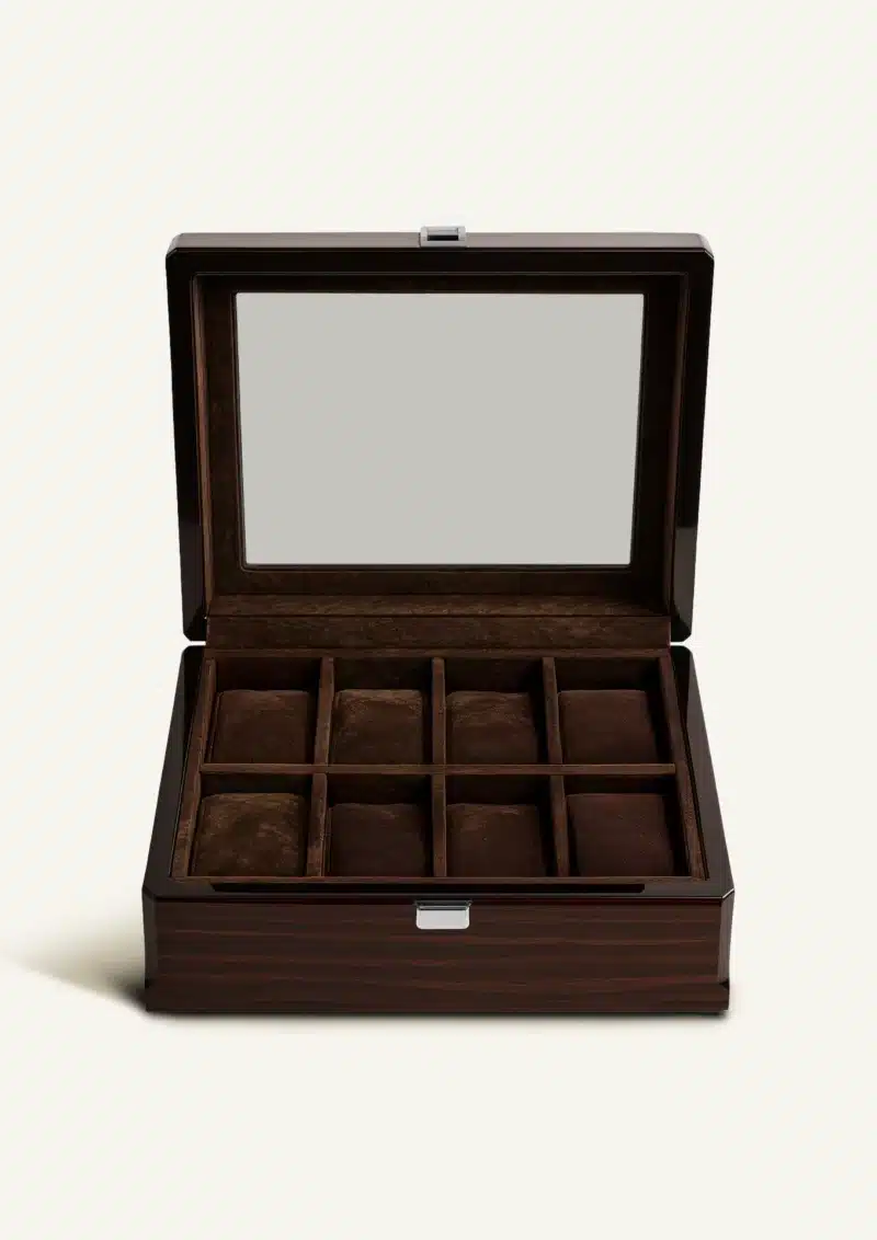 Boîte Jean-André – Écrin pour 8 montres